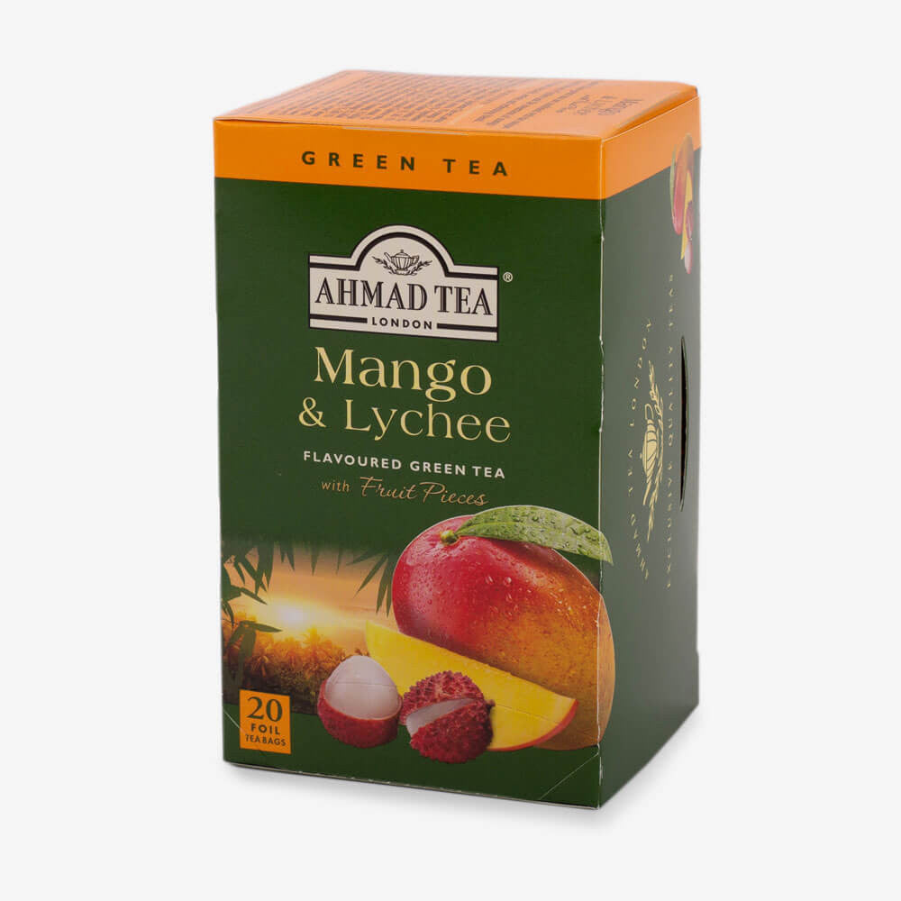 Ahmad Tea - Mango & Lychee Green Teabags 20s