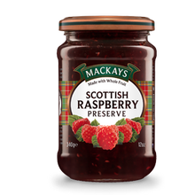 Load image into Gallery viewer, Mackays Scottish Raspberry Preserve 340g
