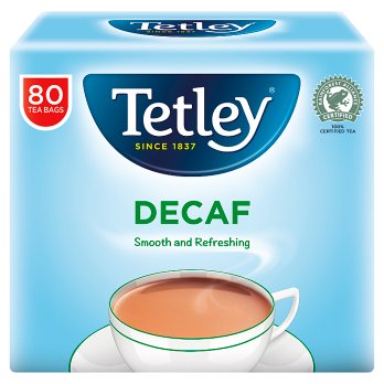 Tetley Original Decaf Tea Bags 80s